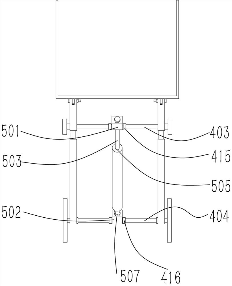 Side slope anchor rod construction device and rapid construction method