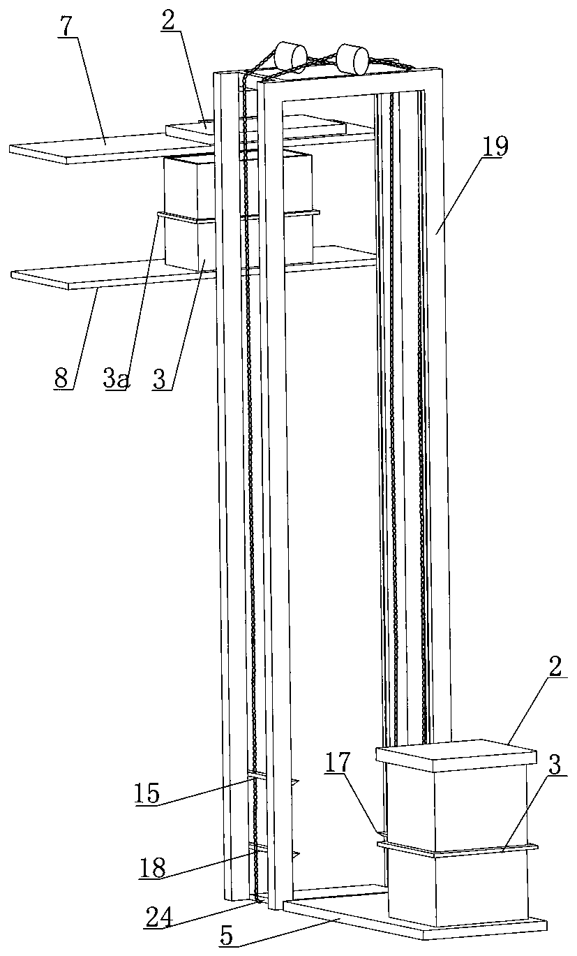 Lateral box turning-over method for double-layer cigarette box and box turning-over system