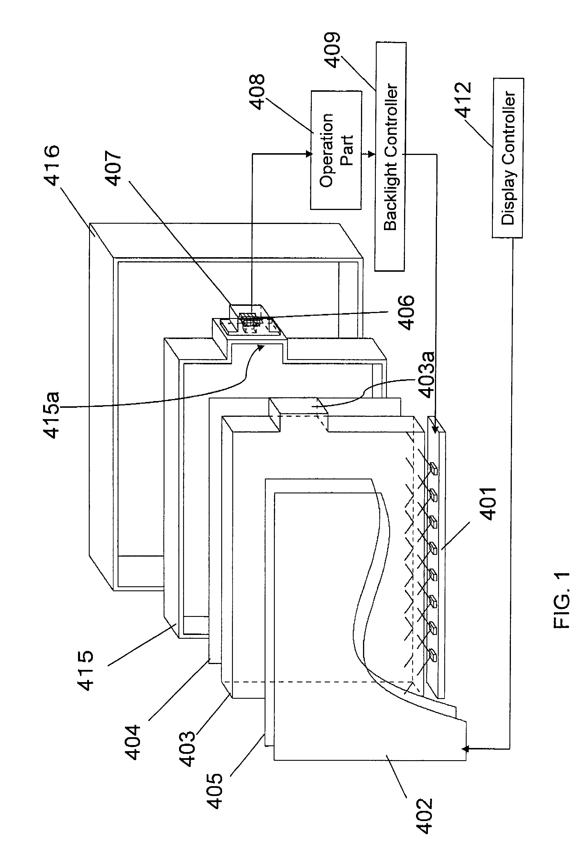 Liquid crystal display apparatus and backlight unit used in liquid crystal display apparatus