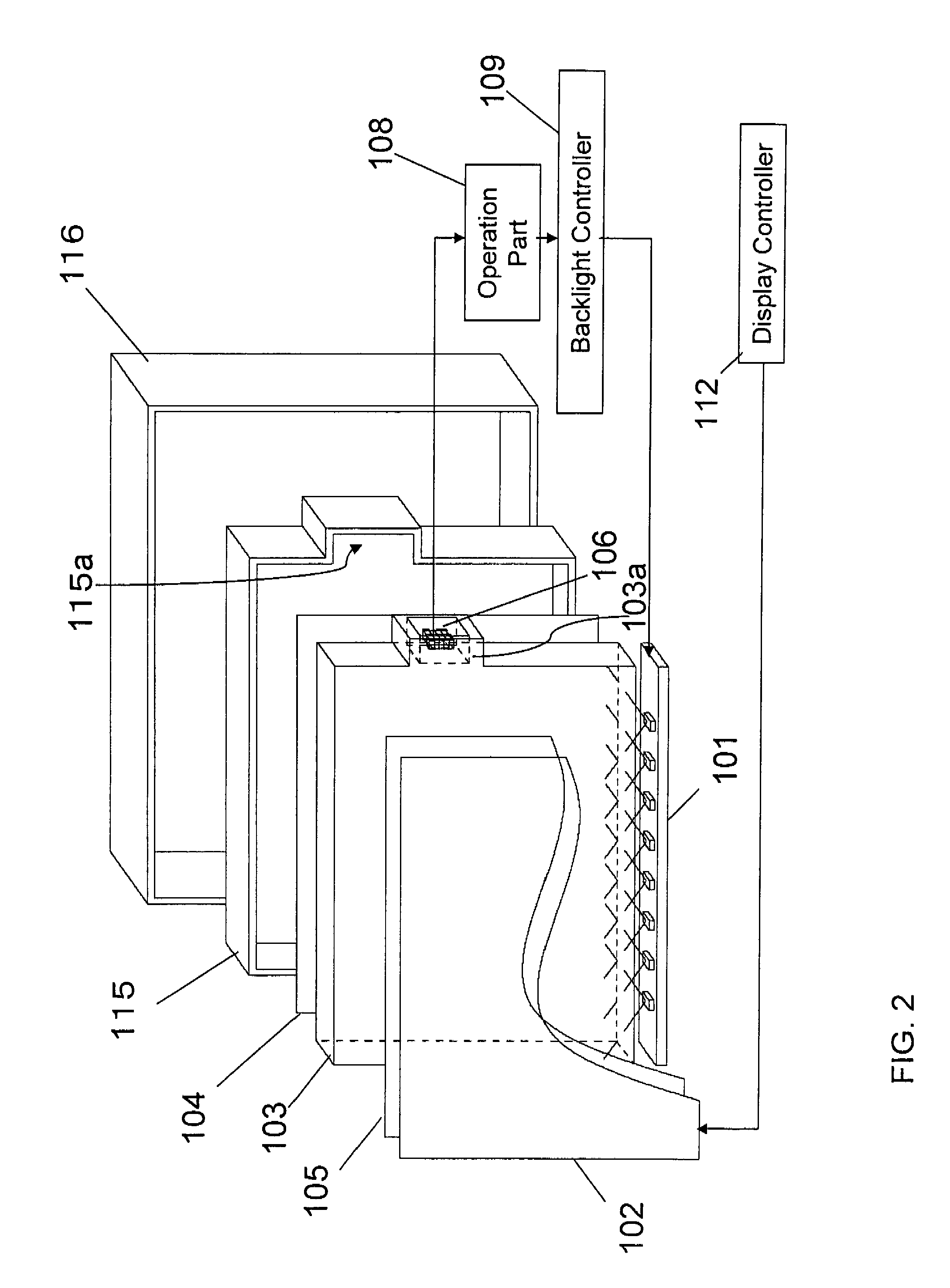 Liquid crystal display apparatus and backlight unit used in liquid crystal display apparatus