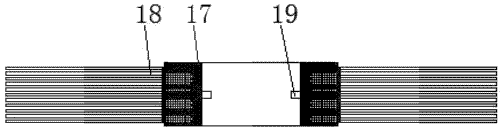 Integrated brush and integrated brush injection mold