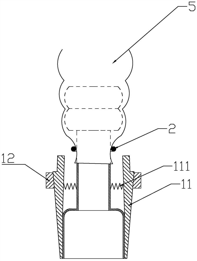 Intestinal wall fixing device of enteroscope during surgery