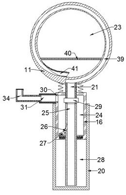 Back pressure valve system applied to precise rust removal of tiny parts and using method of back pressure valve system