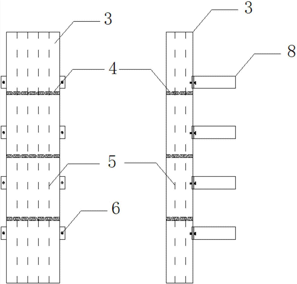 An anti-seismic reinforcement device for rock mass cultural relics of grotto columns