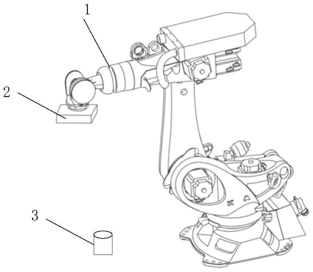 Manipulator locating, guiding and calibrating method based on machine vision cooperation