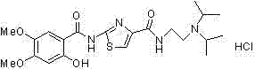 Synthetic method of acotiamide hydrochloride