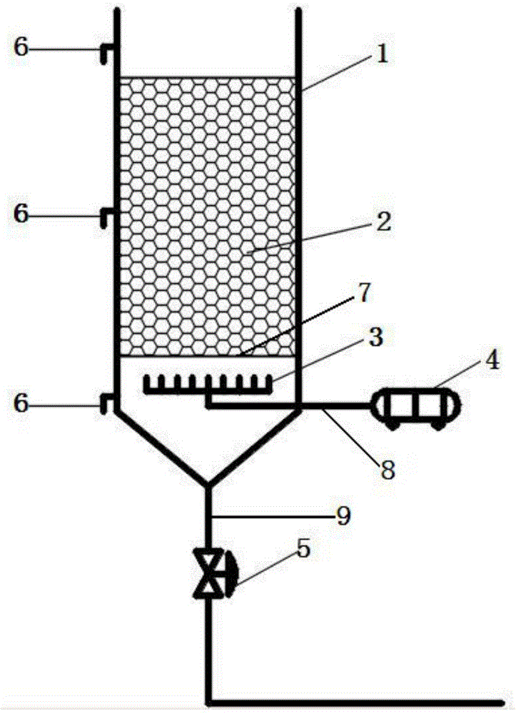 Device and method for synchronous denitrification and carbon removal of aquatic product processing wastewater