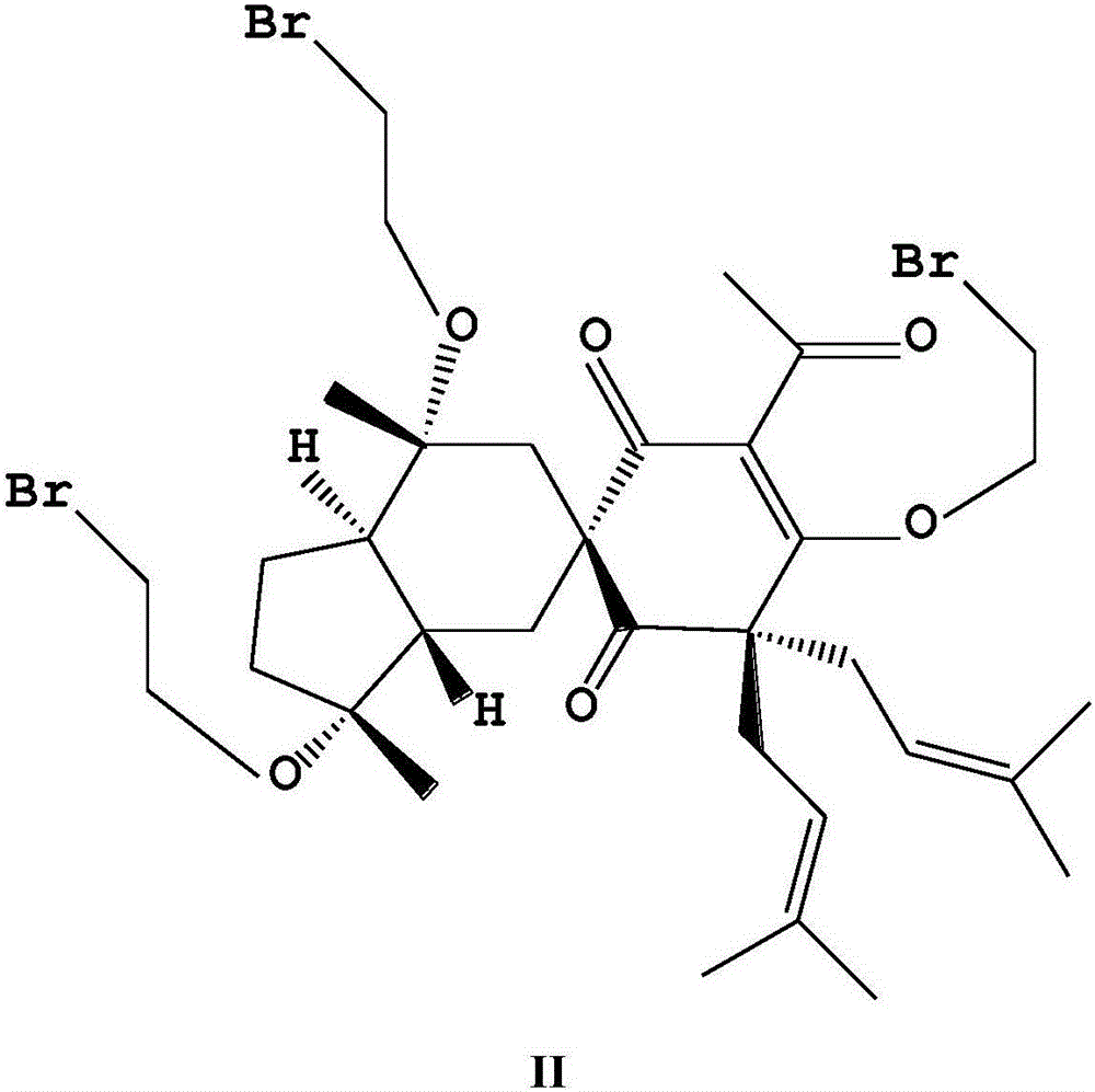 Application of derivative composition of Harrisotone A to anti-inflammation