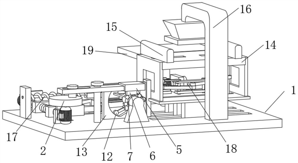 Heating process of intelligent heating system for forging and casting