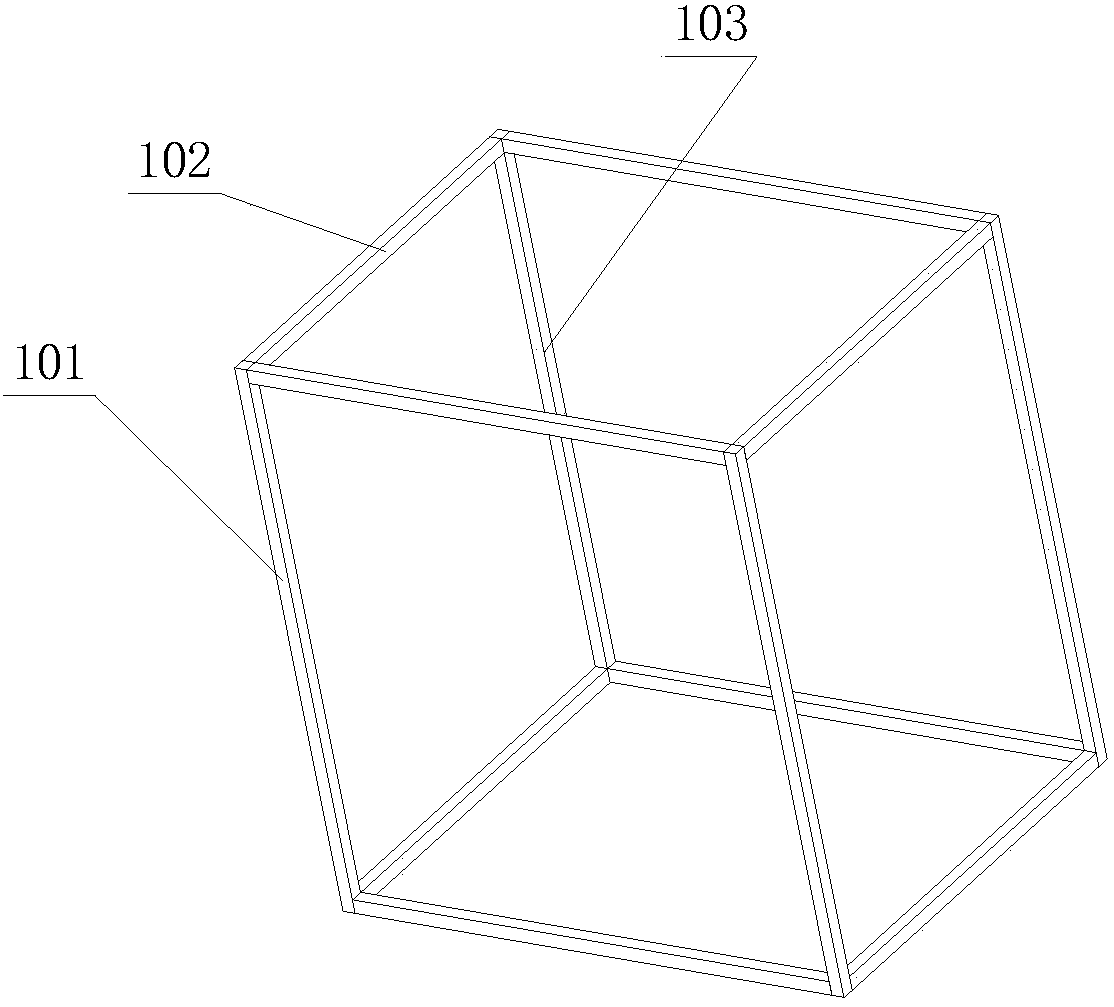 Three-degree-of-freedom grabbing mechanical arm for detecting platform