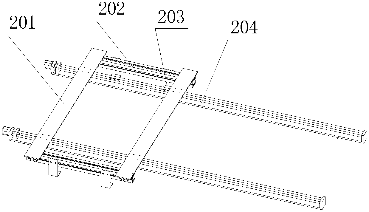 Three-degree-of-freedom grabbing mechanical arm for detecting platform