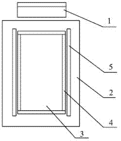 Aquatic plant grease-cellulose acetate composite semipermeable membrane type bionic passive sampling device