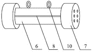 Aquatic plant grease-cellulose acetate composite semipermeable membrane type bionic passive sampling device