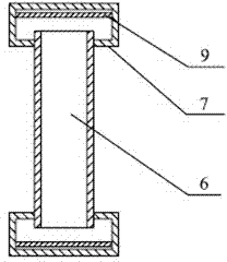 Aquatic plant grease-cellulose acetate composite semipermeable membrane type bionic passive sampling device