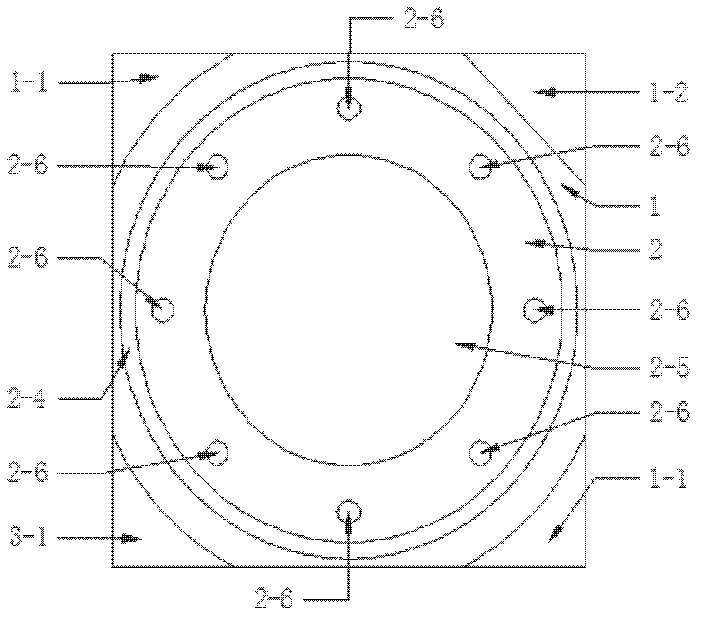 Rock three-way pressure stress sensor based on optical fiber grating sensing