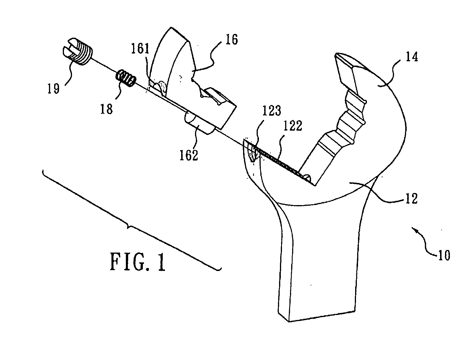 Retractable open end wrench