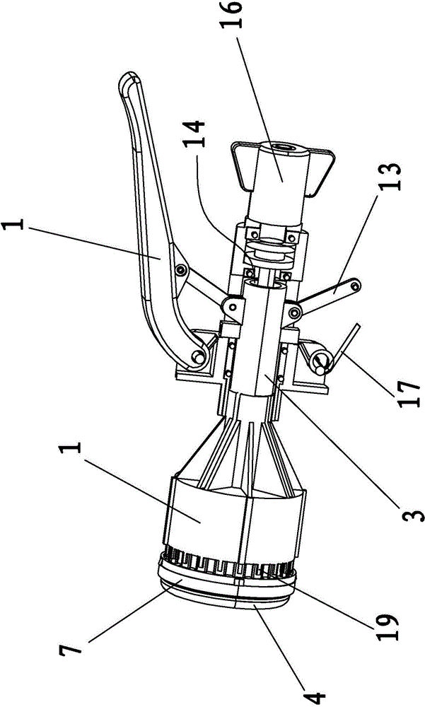 Circumcision stitching instrument