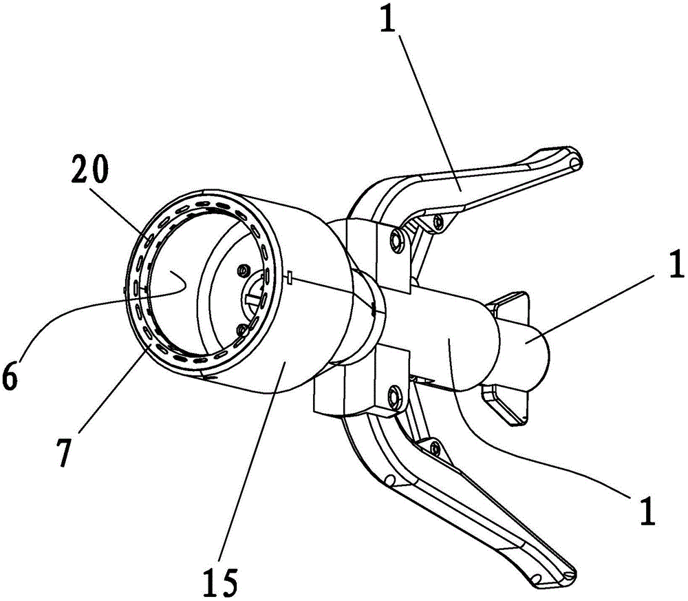 Circumcision stitching instrument