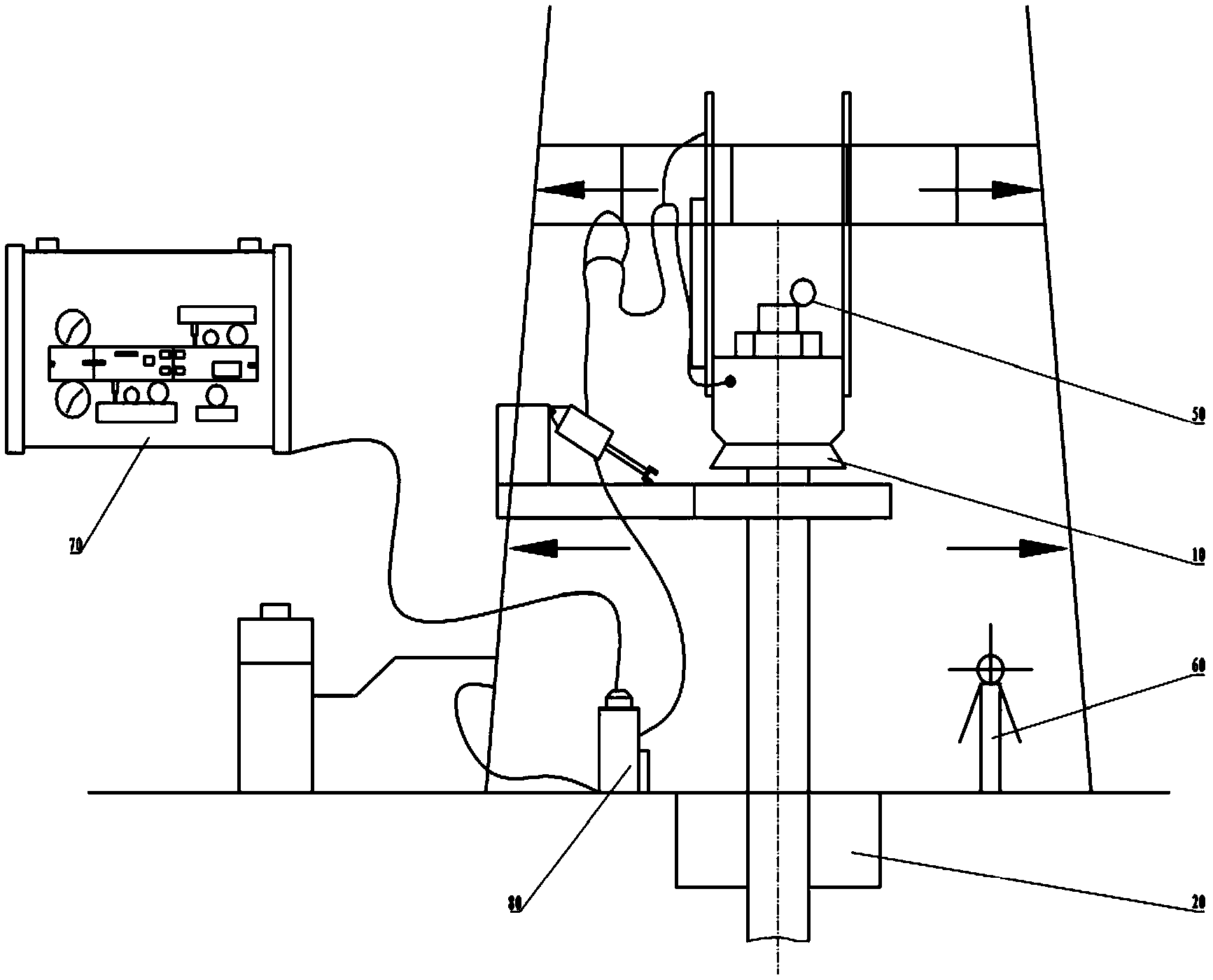 Pneumatic chuck remote control device