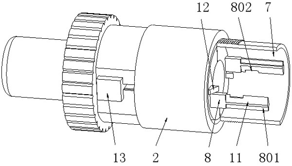 High-voltage wiring harness system for new energy automobile