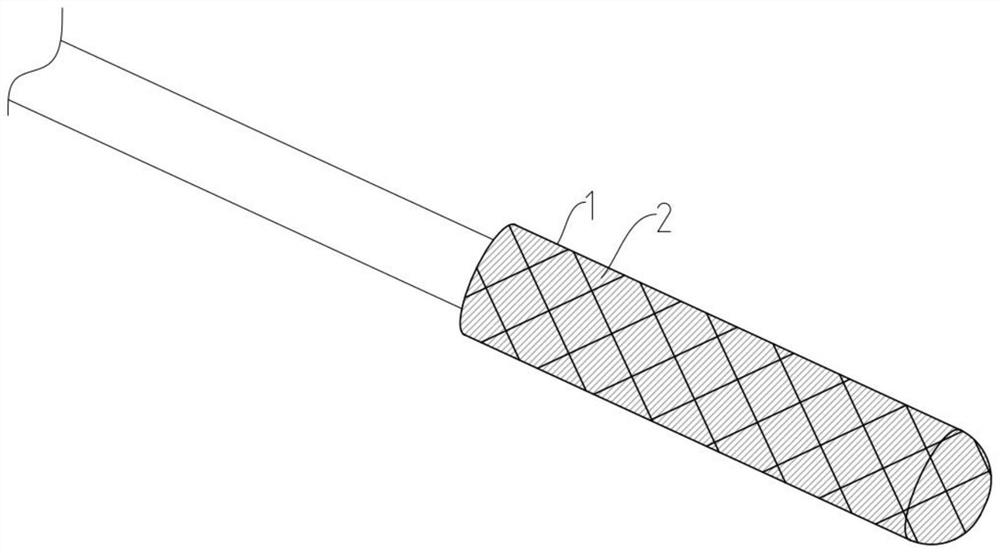 In-vivo drug eluting stent and preparation method