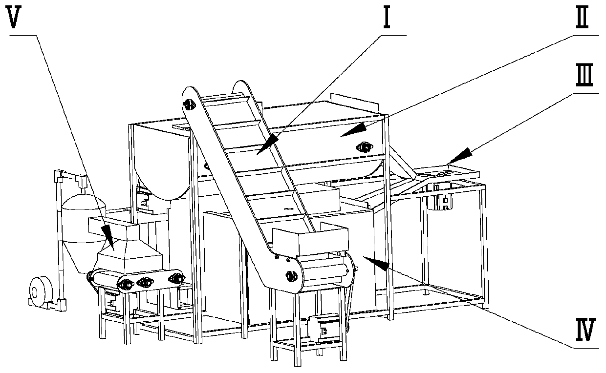 Intelligent separation equipment and separation method for peanut kernels and peanut skin