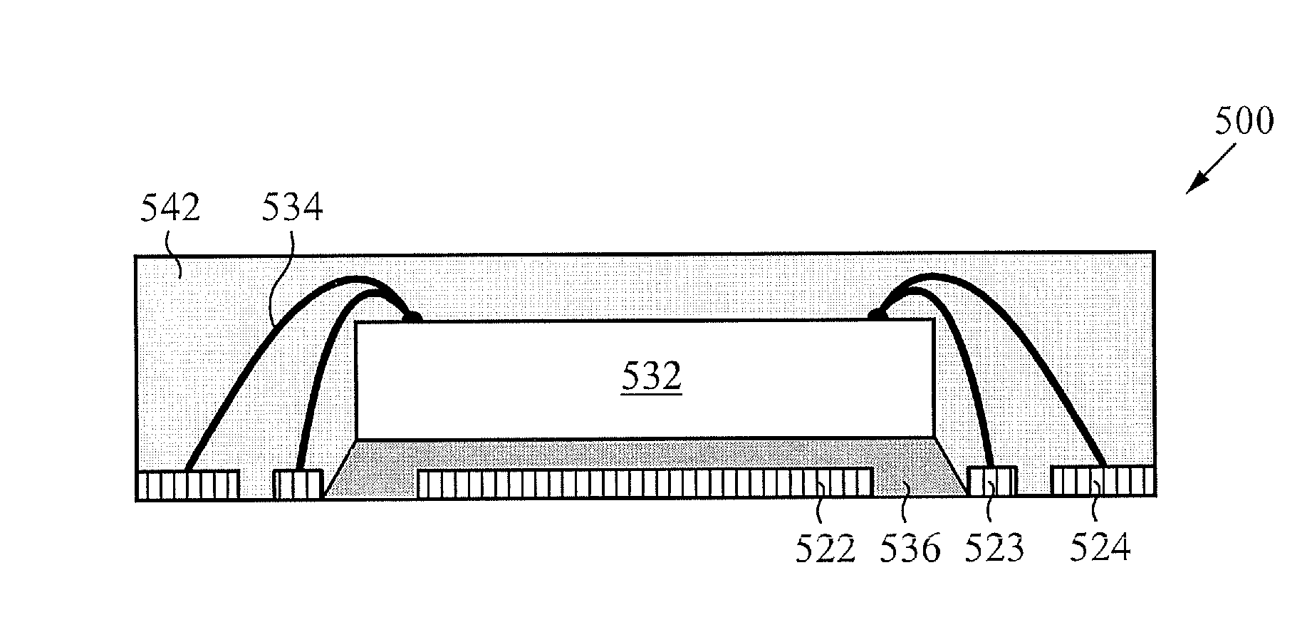 Lead frame land grid array