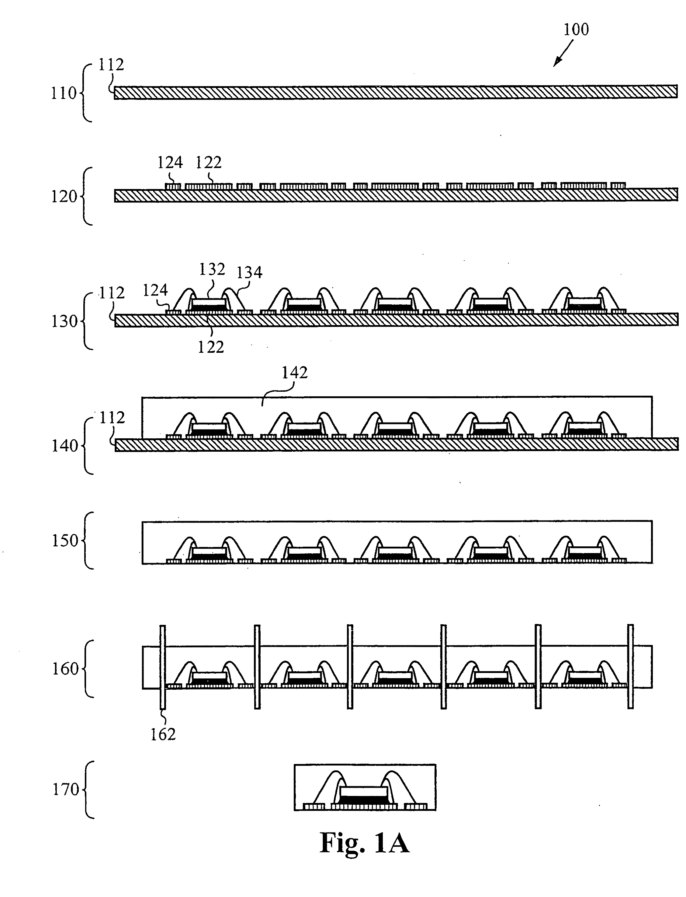 Lead frame land grid array