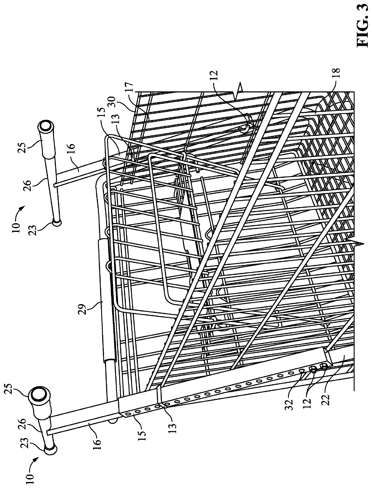 Shopping cart assist handles