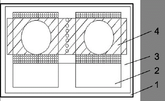 Dry plate for biochemical analysis of chloride ions and preparation method thereof