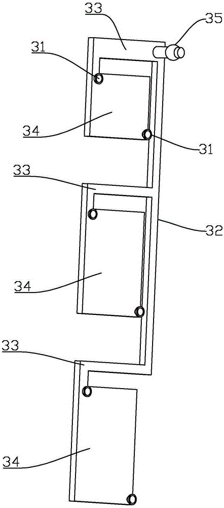 Television with suction-cup fastening type dust-prevention rubber mat