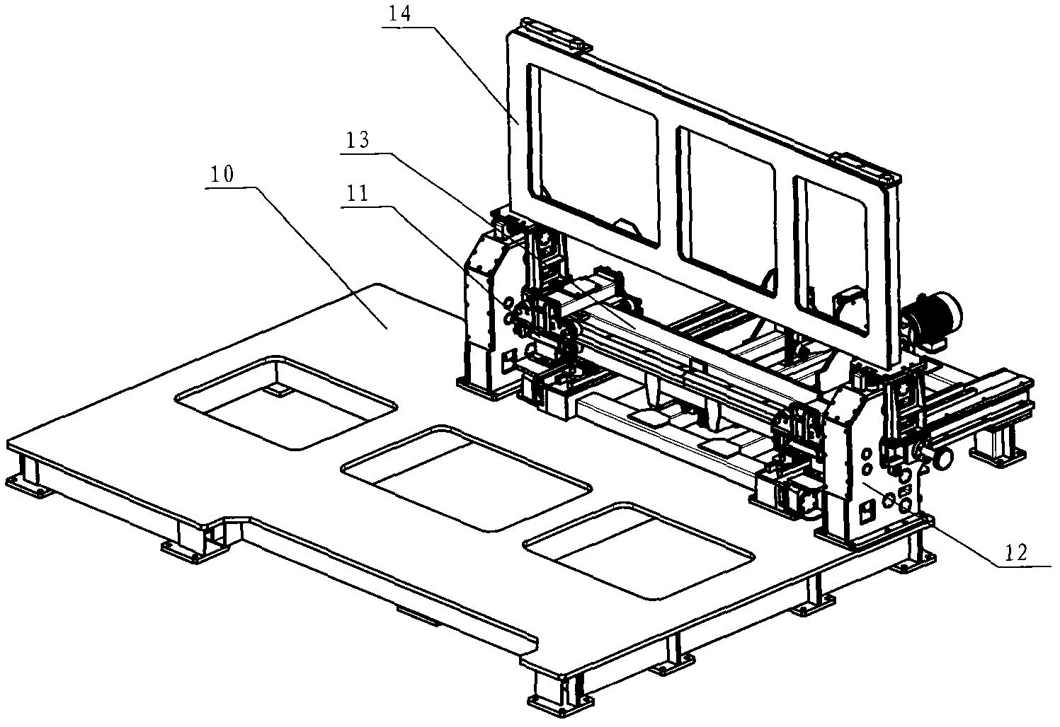 Collinear flexible head splicer suitable for multiple vehicle types