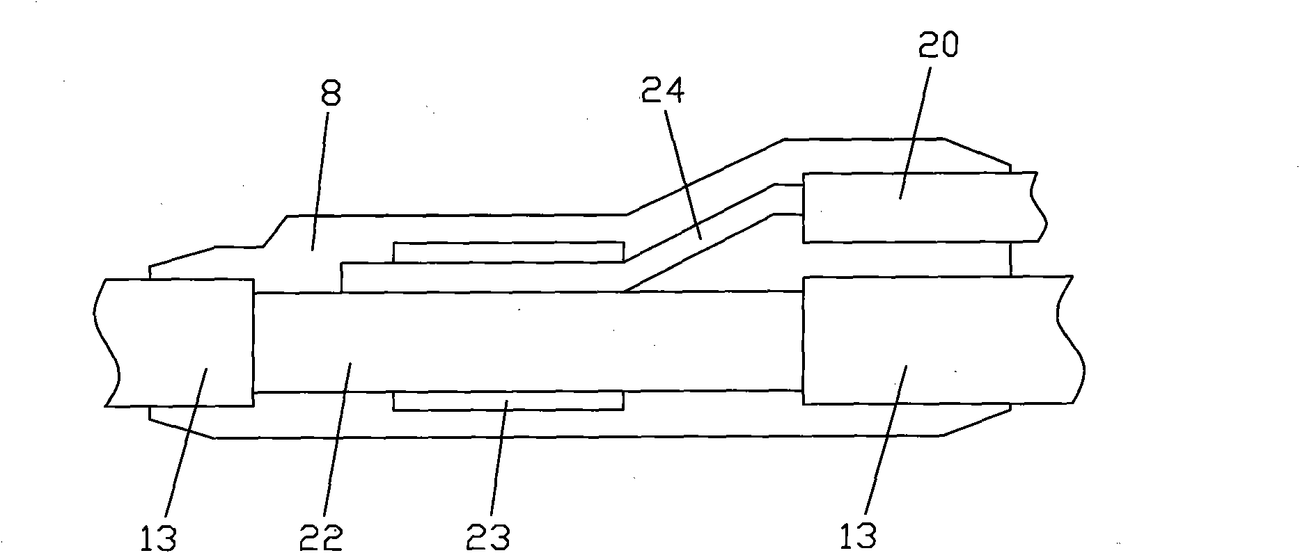 Prefabricated multi-core coaxial branch cable