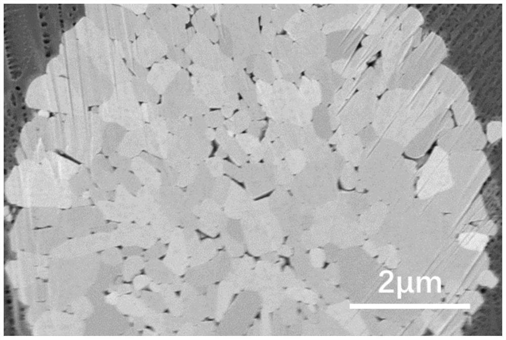 High-nickel ternary positive electrode material as well as preparation method and application thereof