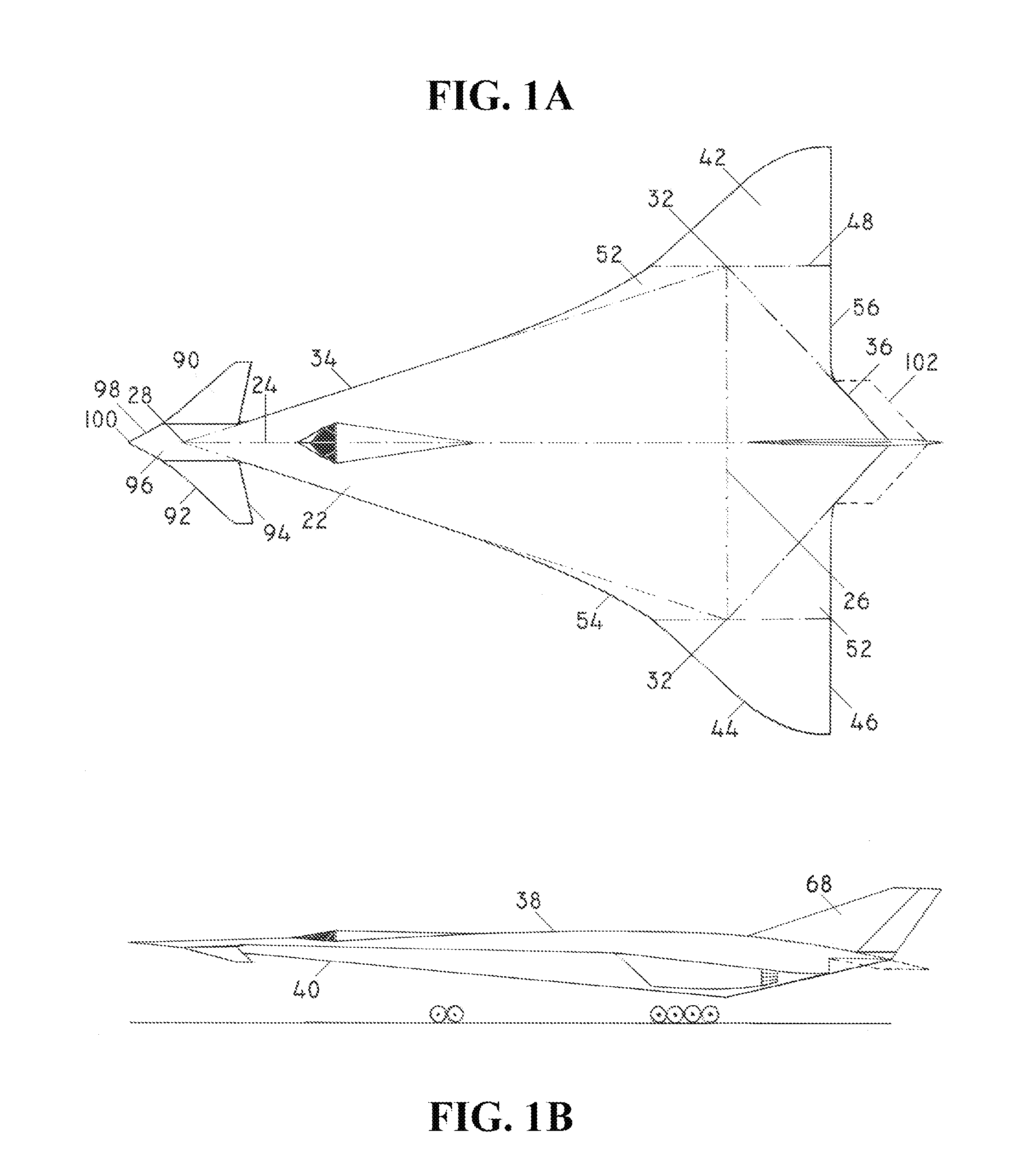 Canarded deltoid main wing aircraft