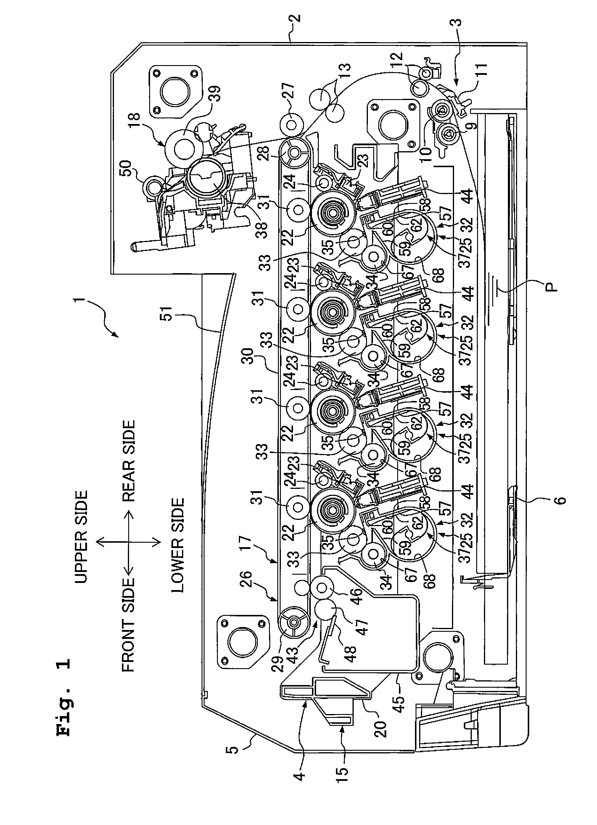 Developer container including an elastically deformable transporting member and image forming apparatus including the developer container