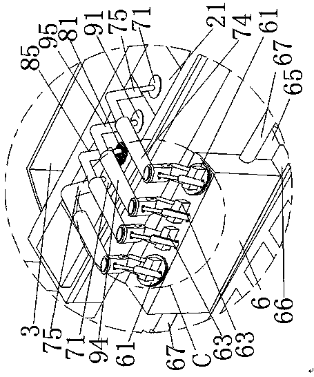 Stamping production line for small-volume auto parts and method for processing parts using the production line