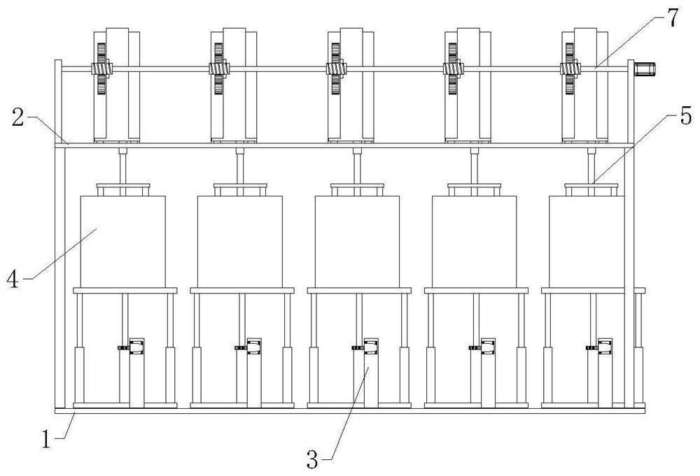 Clothing fabric batch dyeing equipment