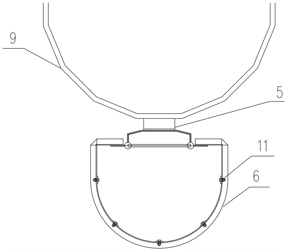 A climbing ladder with double pipes and protective cages for steel pipe poles