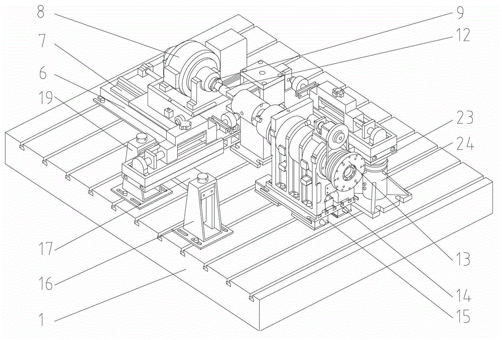 Machine tool spindle reliability test bed based on mixed loading of electro-hydraulic servo and dynamometer