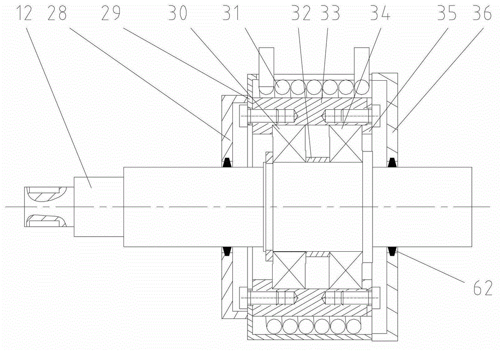 Machine tool spindle reliability test bed based on mixed loading of electro-hydraulic servo and dynamometer