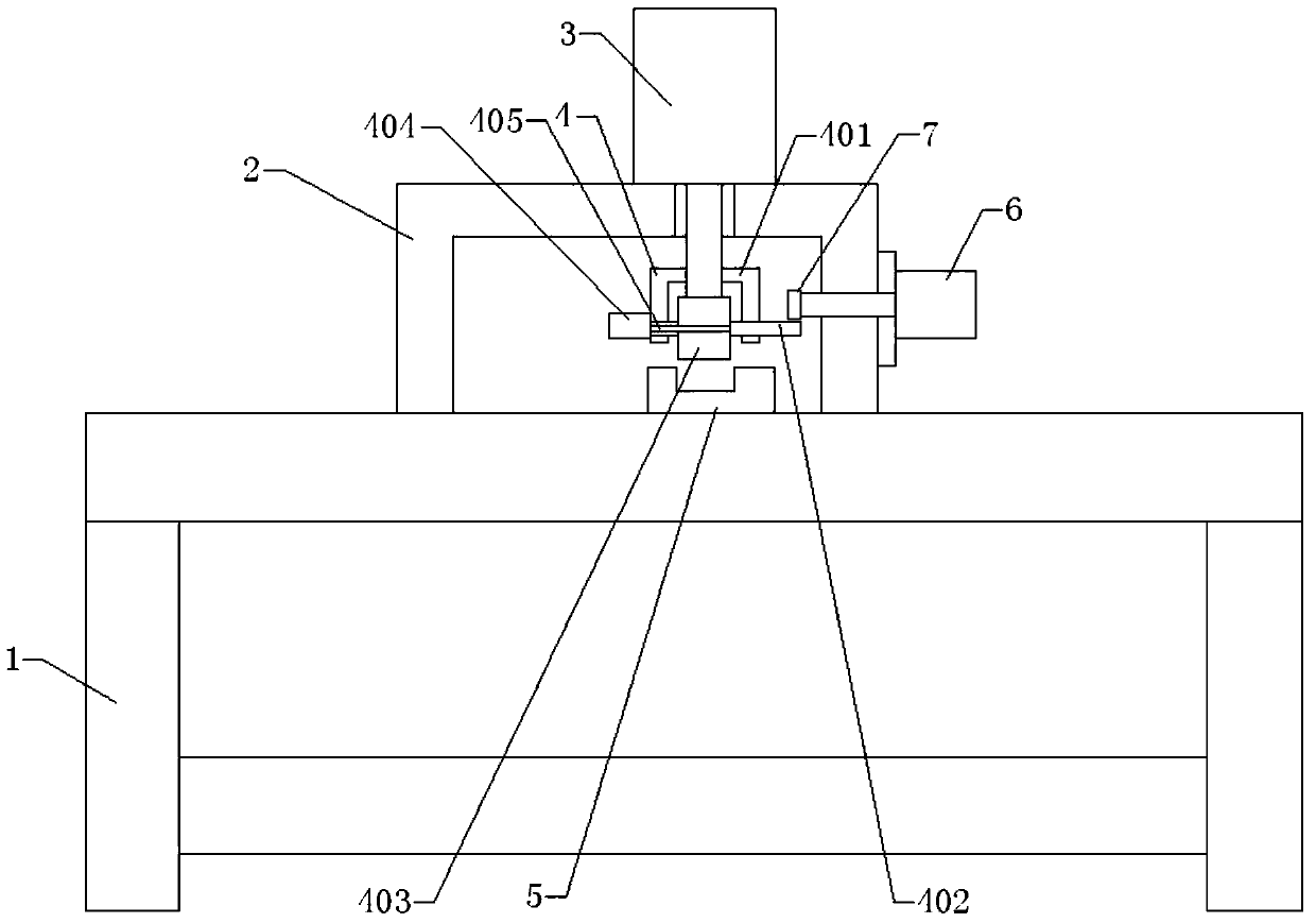 A flat copper wire processing device