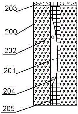 In-situ repairing system for organic polluted soil under hardened road surfaces