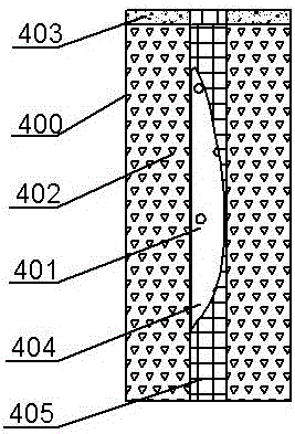 In-situ repairing system for organic polluted soil under hardened road surfaces