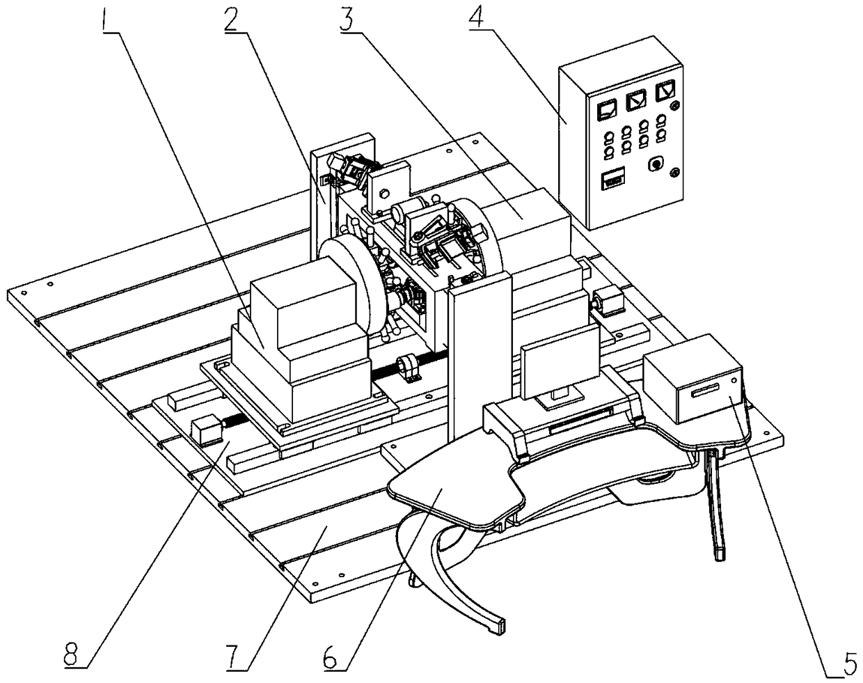 A Combined Loading Double Tool Holder Reliability Test Device