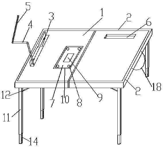 Folding table