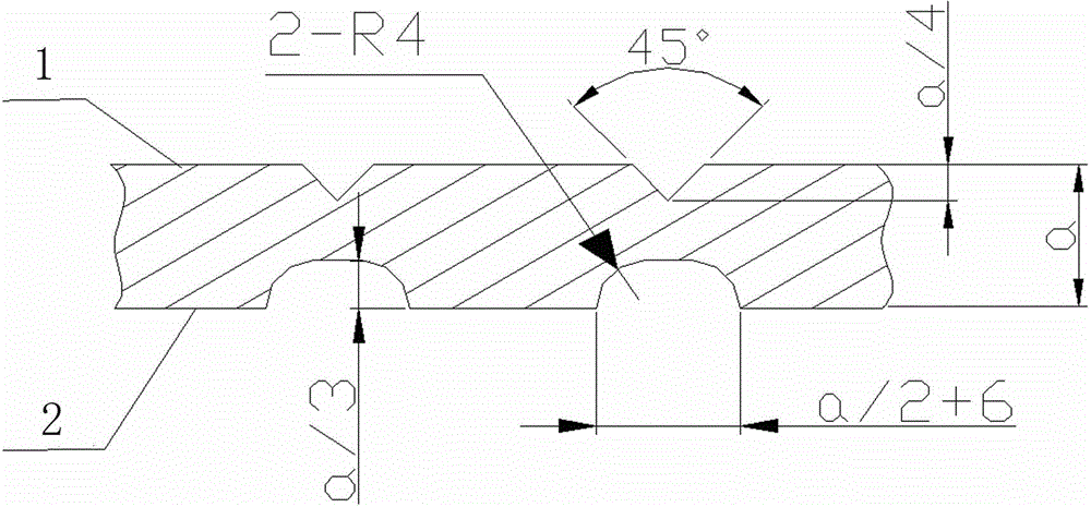 Method for sinking formation of composite material wallboard tool