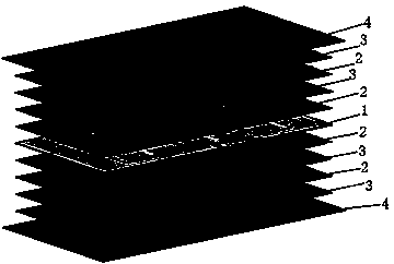 a ti-al  <sub>3</sub> Preparation method of hollow sandwich structure of ti layered composite material