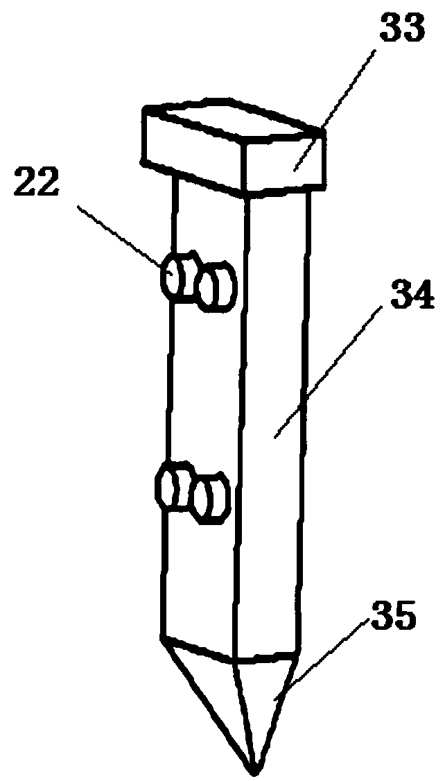 Current conduction nozzle