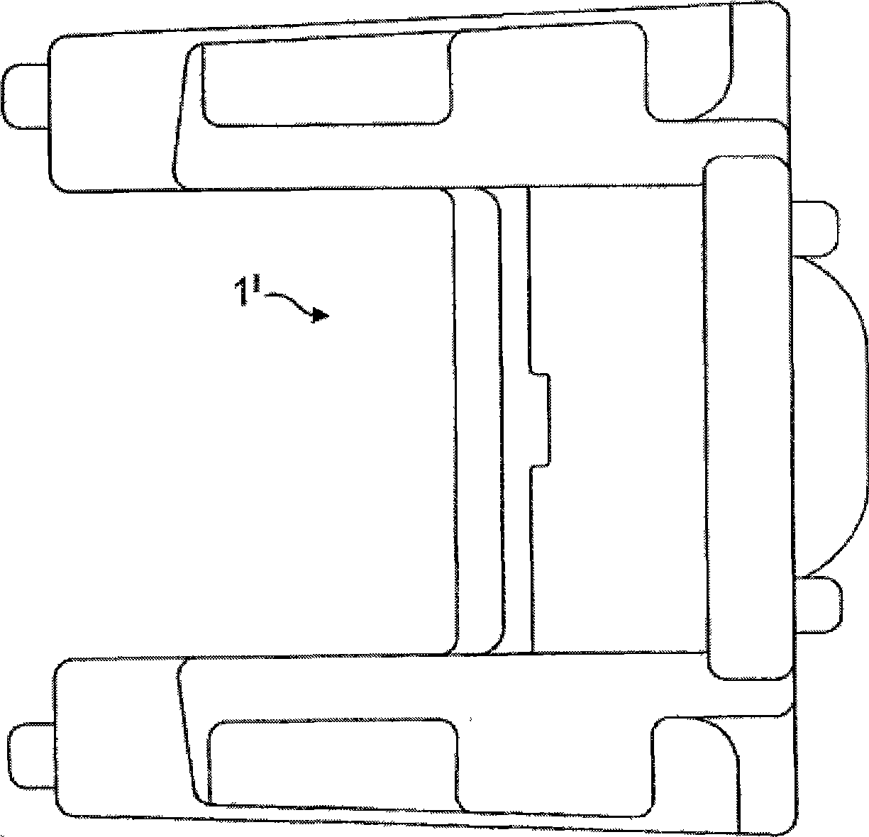 Anchoring devices for rail fastening clips